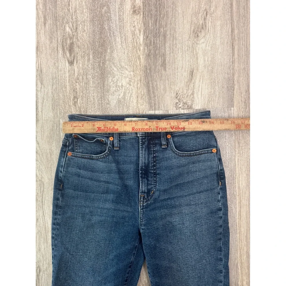 Madewell The Perfect Vintage Jean High Rise Straight Leg Dark Wash Blue Size 26